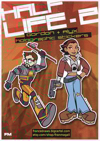 Image 4 of Gordon Freeman + Alyx Vance 2.0 Sticker