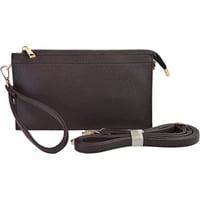 Image 1 of Wristlet/Clutch/Crossbody - Beautiful Faux Pebbled Leather 