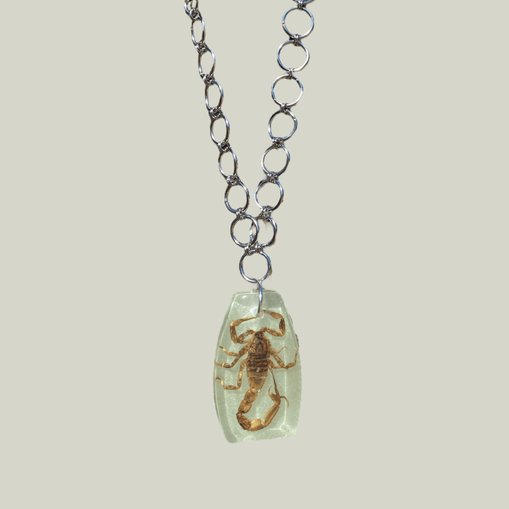 Resin Scorpion/Resin wasp Necklace