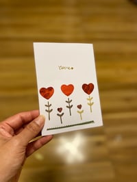 Valentine's Greeting Card from Coffee Capsules