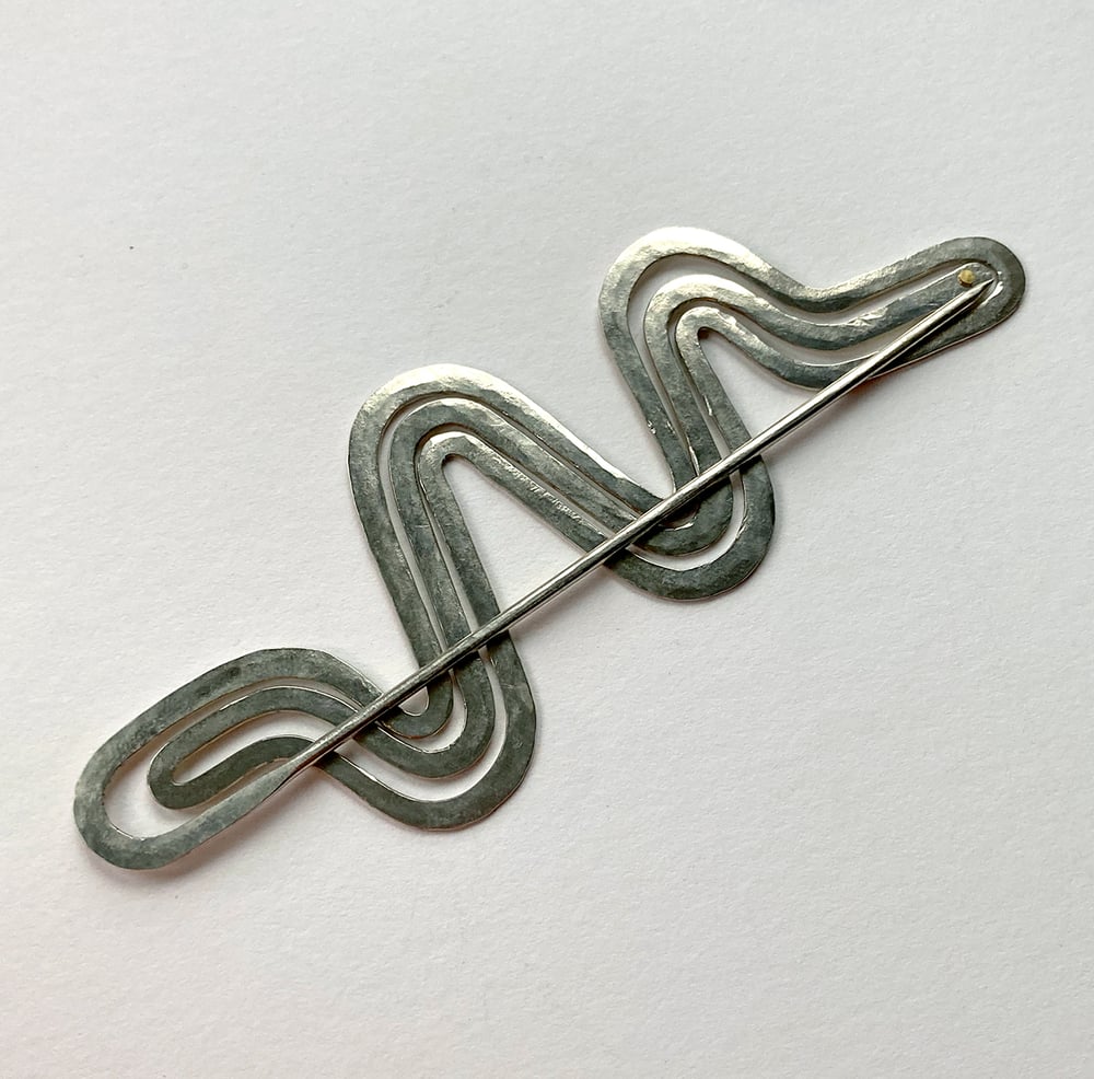 Image of Silver Serpent Pin