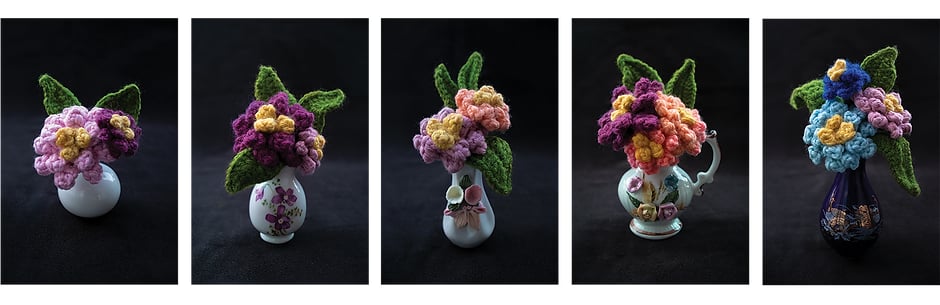 Image of VASE FLEURS 3D