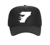 7 BLACK TRUCKER HAT 