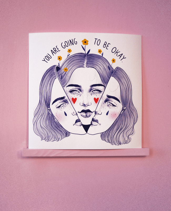 OKAY - (20x20cm) FineArt Print 