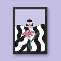 Image 1 of Illustration limitée A4 et A6 - Pâquerette