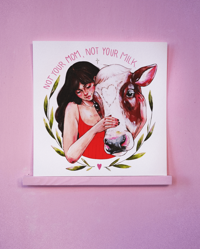 Not your mom - (20x20cm) FineArt Print 