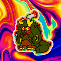 Doobie Furby Bong Sticker