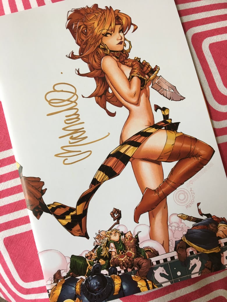 Image of SIGNED--BATTLE CHASERS VARIANT COVER!