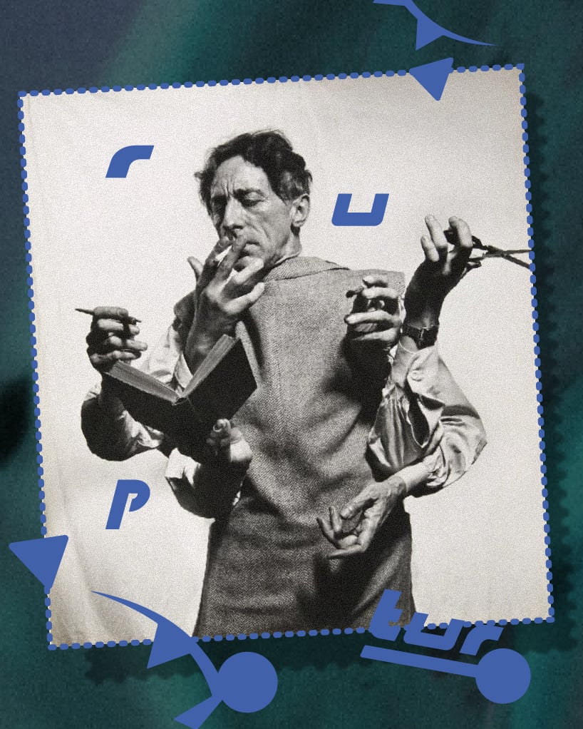 RPT-023: The Polymath Hat (Blue) | RUPTUR VISION, by Larry TCHOGNINOU