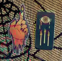 Image 2 of “Burning Thru” - Prints, Stickers & Combo Pack