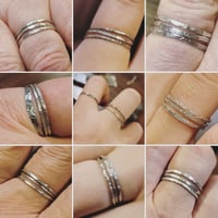 Image 2 of Silver stacking rings workshop 9-4-25