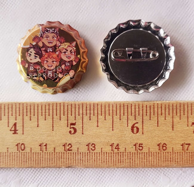 HQ!! MSBY Bottle Cap Pins