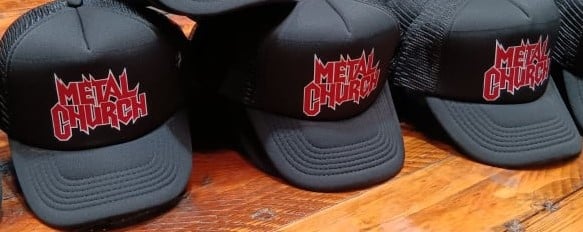 Image of METAL CHURCH - Classic Logo - AUSSIE TOUR CAP