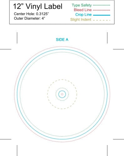 Die-Cut Center Labels