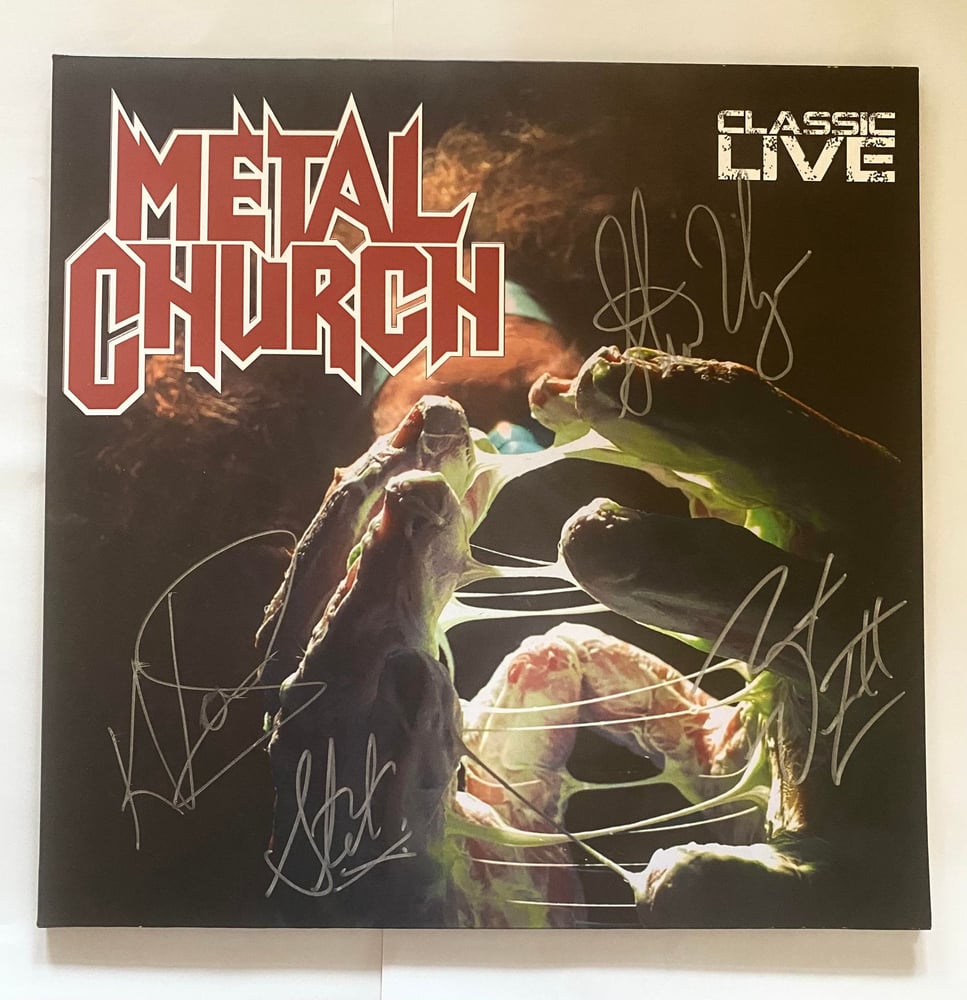 Image of METAL CHURCH - Classic Live - GATEFOLD GREEN VINYL SIGNED