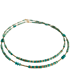 Ltd Ed - Stone Age Turquoise & Brass Necklace Image 3