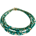 Ltd Ed - Stone Age Turquoise & Brass Necklace Image 5