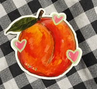 Peach Sticker