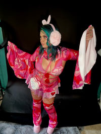 Image 2 of Limitless - Double Layered “Heart patch” Skirt