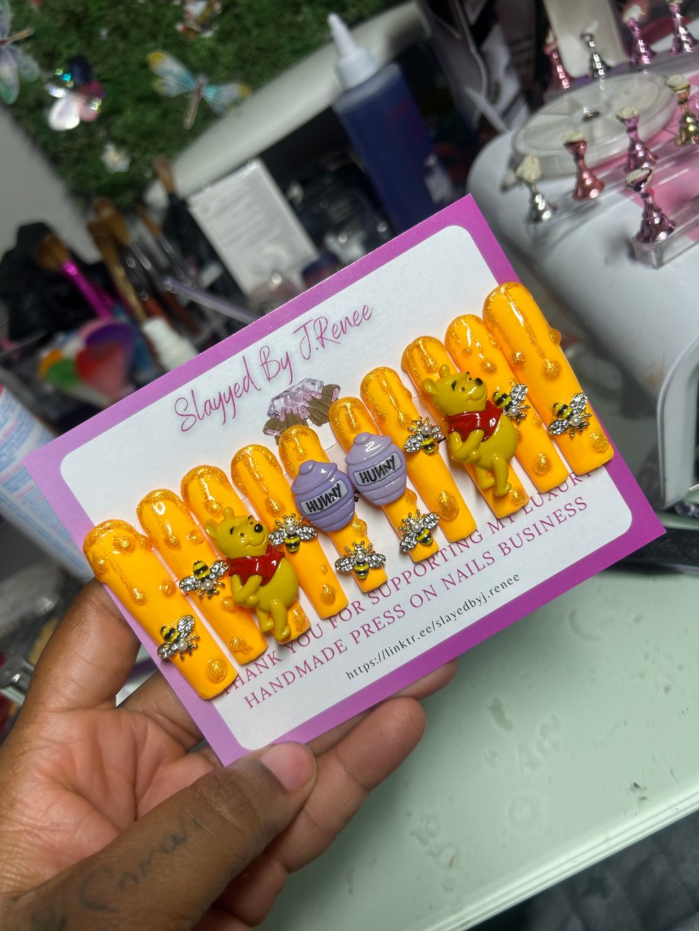 Pooh Bear 3XL Press On Set 