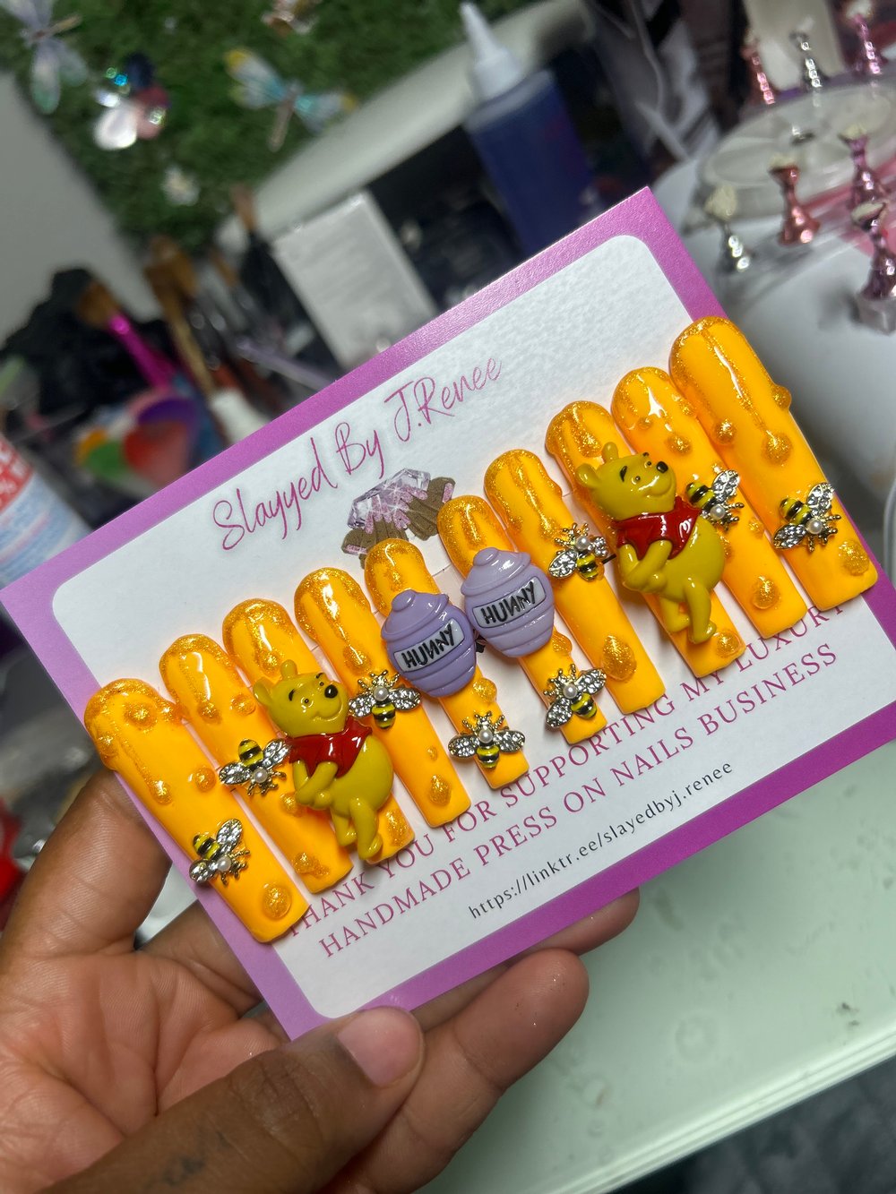 Pooh Bear 3XL Press On Set 