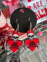 Image 2 of You stole my heart earrings 