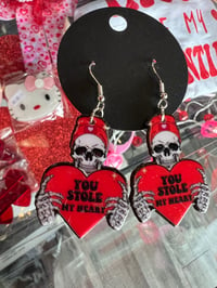 Image 3 of You stole my heart earrings 