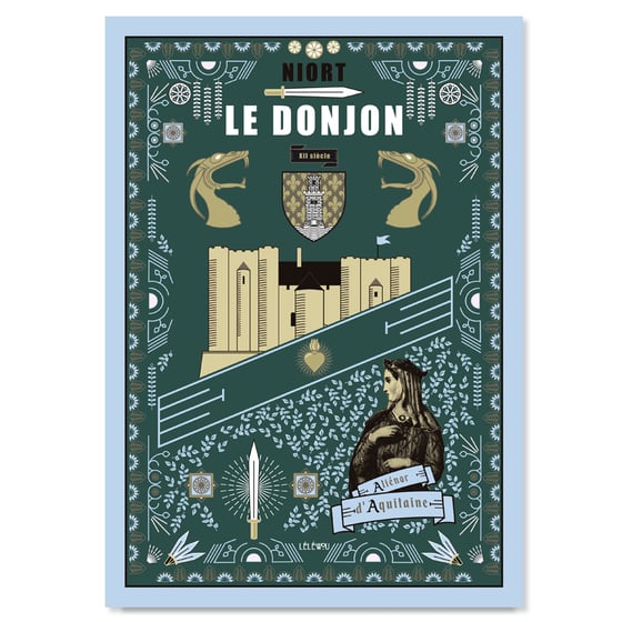 Image of affiche A4 donjon Niort
