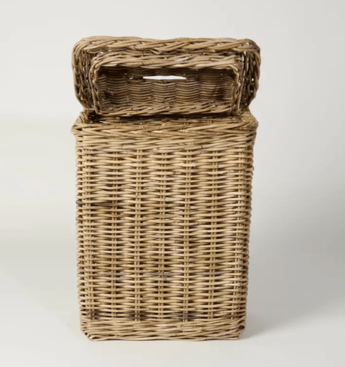 Image of Rattan Laundry Hamper