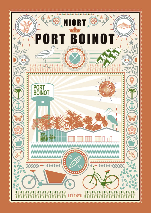 Image of affiche A4 Port Boinot