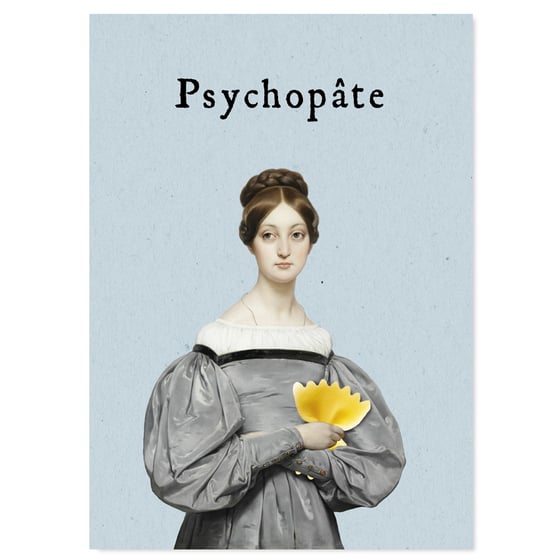 Image of carte postale psychopâte