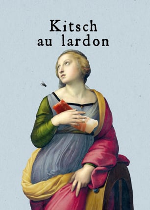 Image of carte postale kitsch au lardon