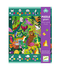 Image 2 of Djeco Giant Puzzle Observation Forest