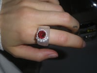 Image 14 of Red Stone and White Dress