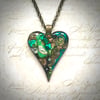 Green Elixir Heart Pendant