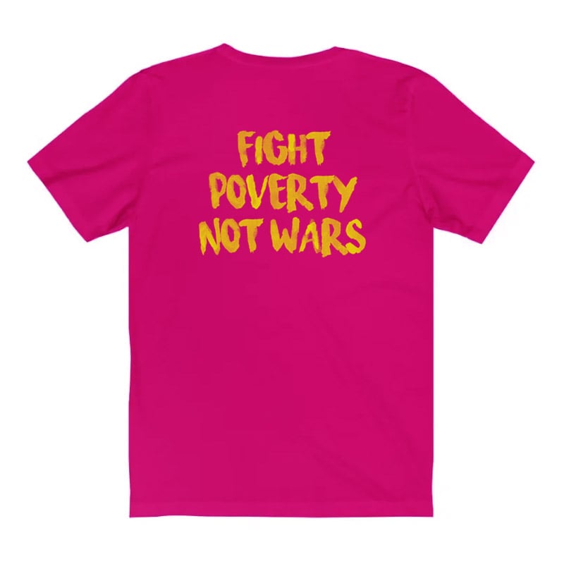 Image of FIGHT POVERTY - PINK - SMALL