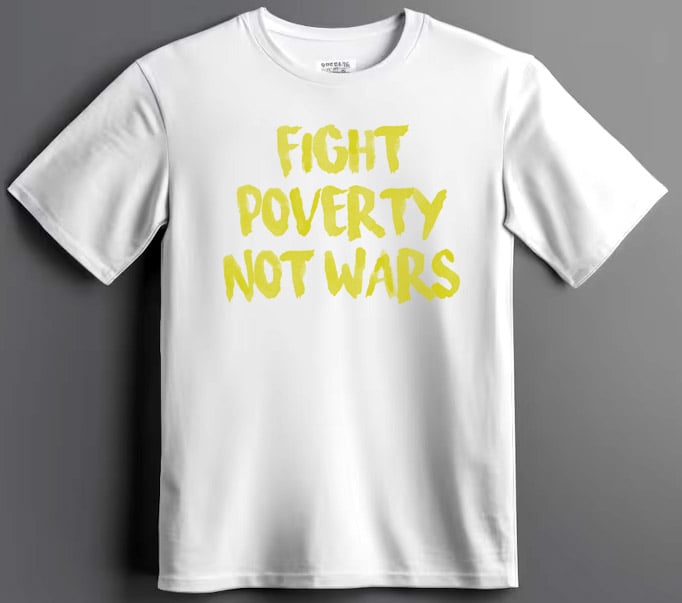 Image of FIGHT POVERTY - WHITE XS