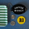 COFFEE MONEY COIN POUCH