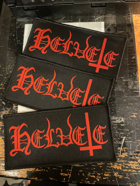 Image of Helvete patches!!