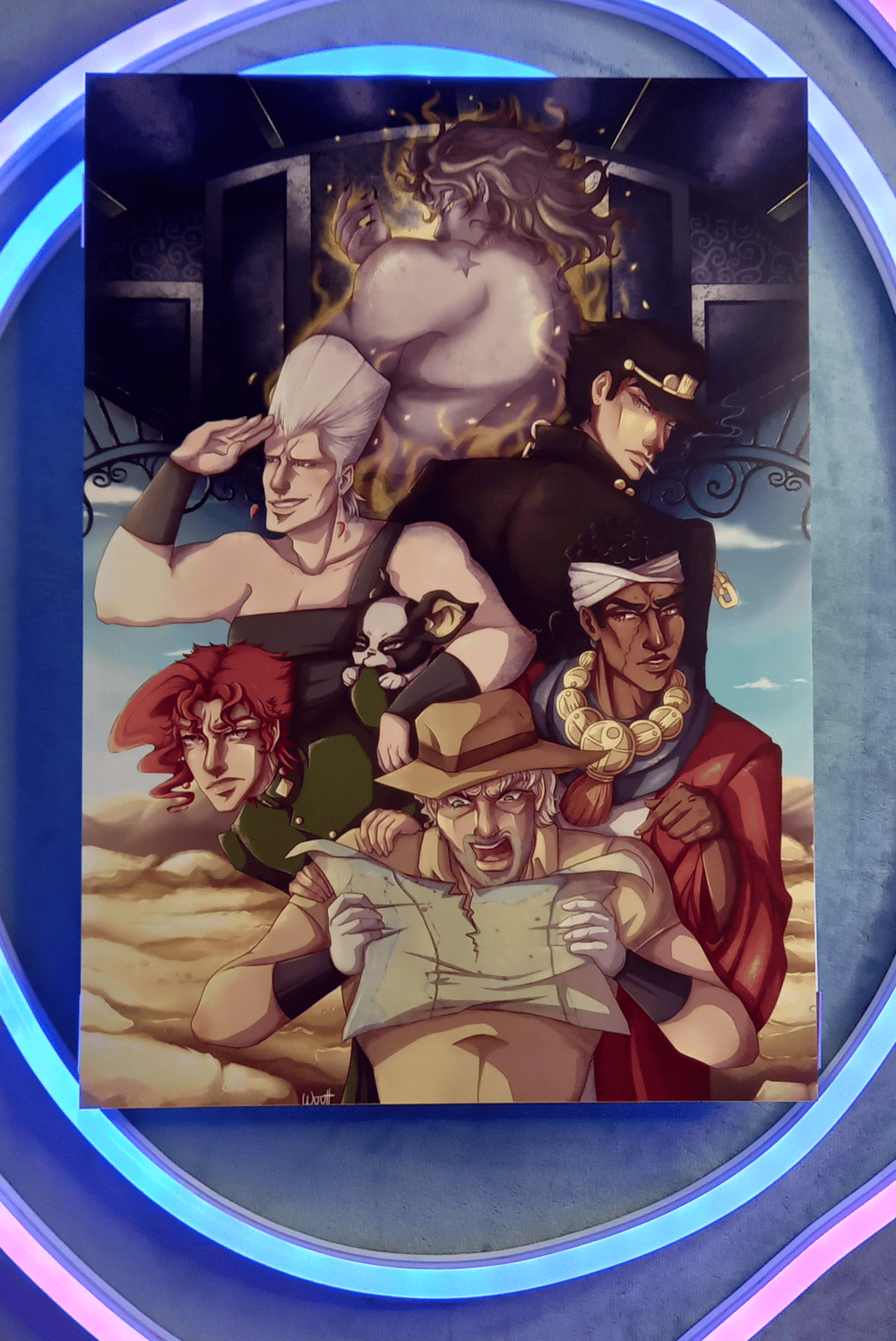 Stardust Crusaders A4 Print