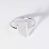 Sterling Silver Double Bar Ring