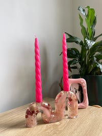 Image 2 of blushing candle stick