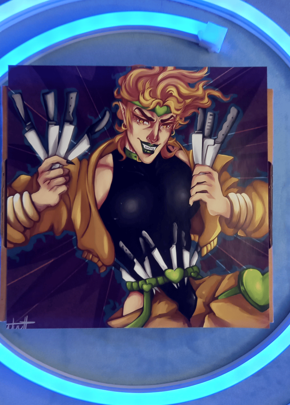 Dio square print