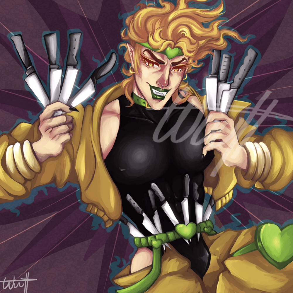 Dio square print