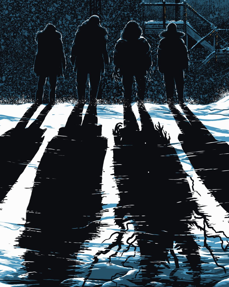 The Thing (1982) Poster Film horror americano di fantascienza Decor Art Kurt Russell Gift - Italia The Thing (1982) Poster Film horror americano di fantascienza Decor Art Kurt Russell Gift - Italia
