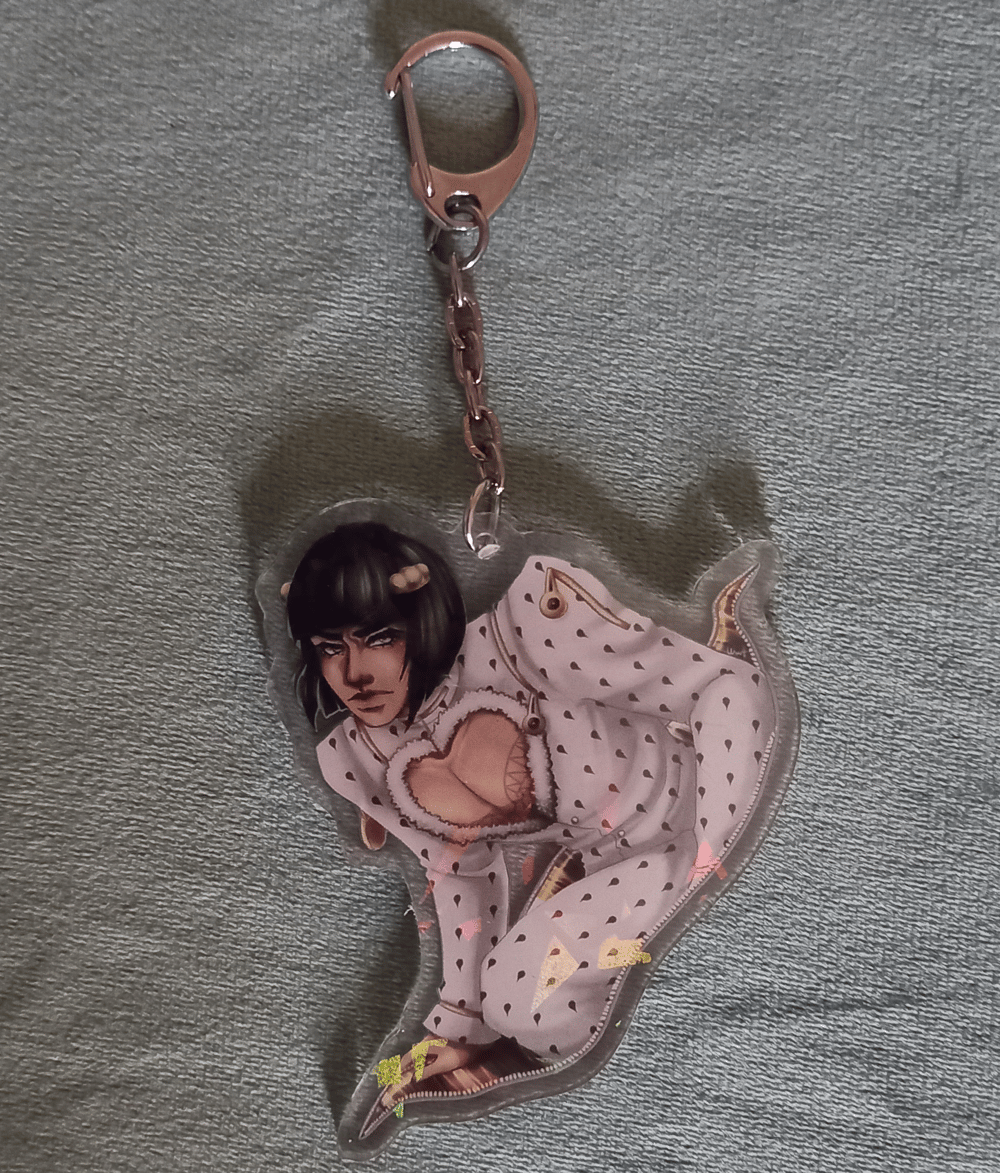 Holographic Bruno Keychain