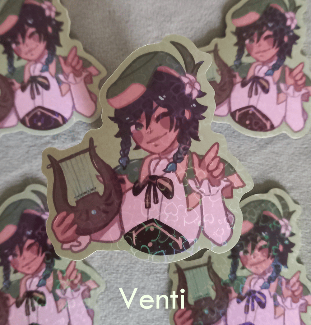 Genshin Boys Stickers