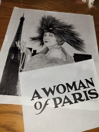 A Woman of Paris Original inks