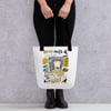 All-Over Print Tote Bob Ross