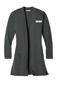 Image 2 of Port Authority Ladies Concept Long Pocket Cardigan LK5434